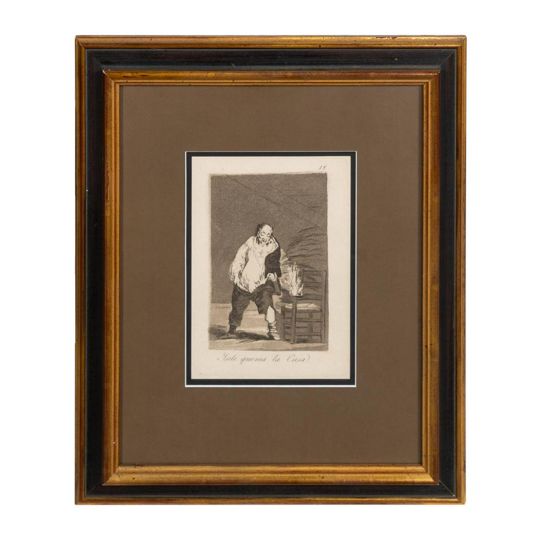 GOYA, “YSELE QUEMA LA CASA” FROM LOS CAPRICHOS (1 of 2)