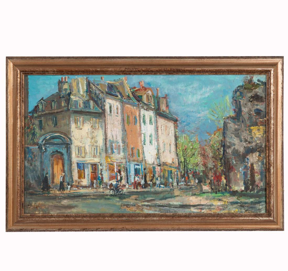 PHILIP MOOSE, OLD PARIS, OIL PAINTING ON PANEL (1 of 3)