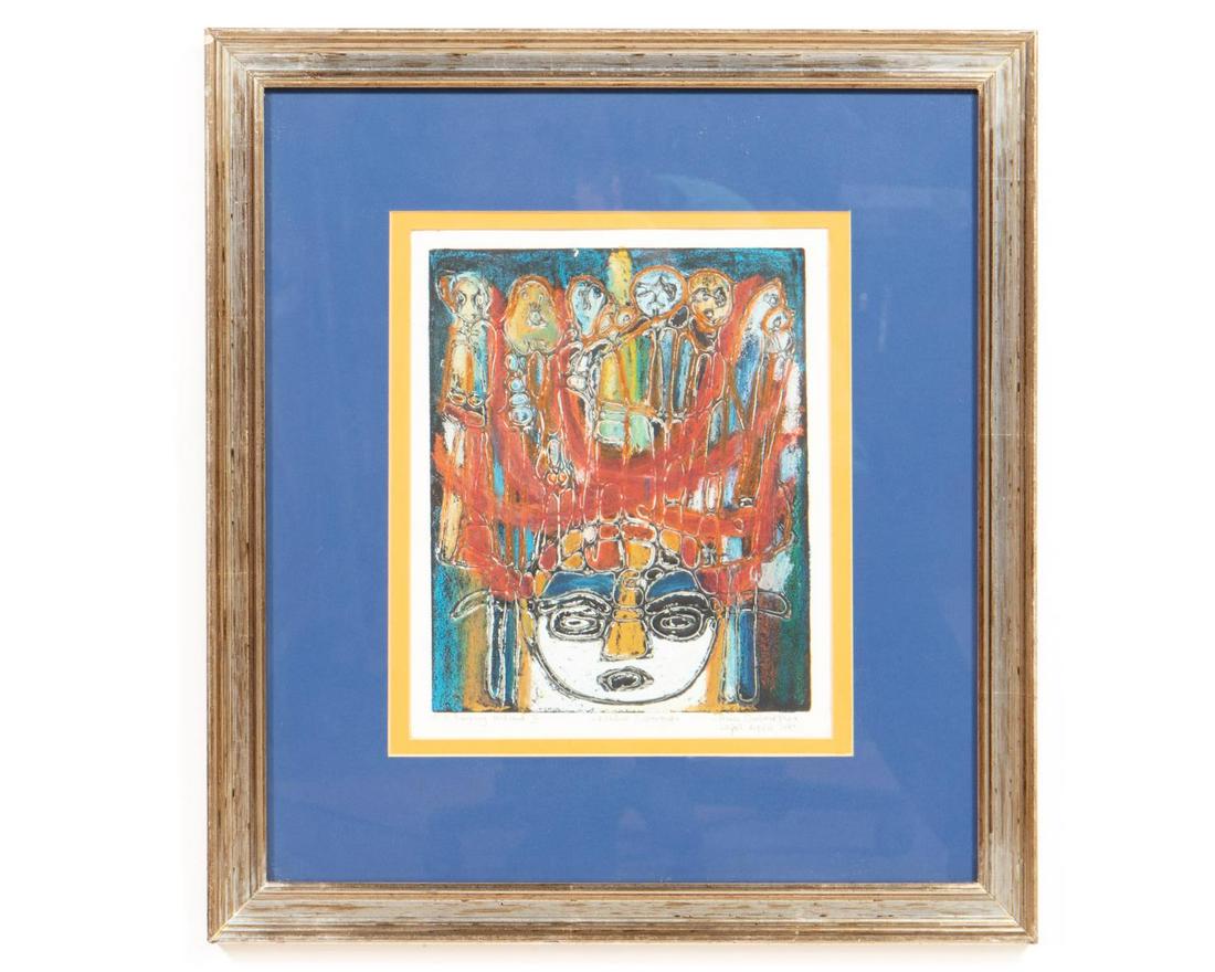 BRUCE ONOBRAKPEYA, "BURNING WETLAND IV", 1999 (1 of 4)