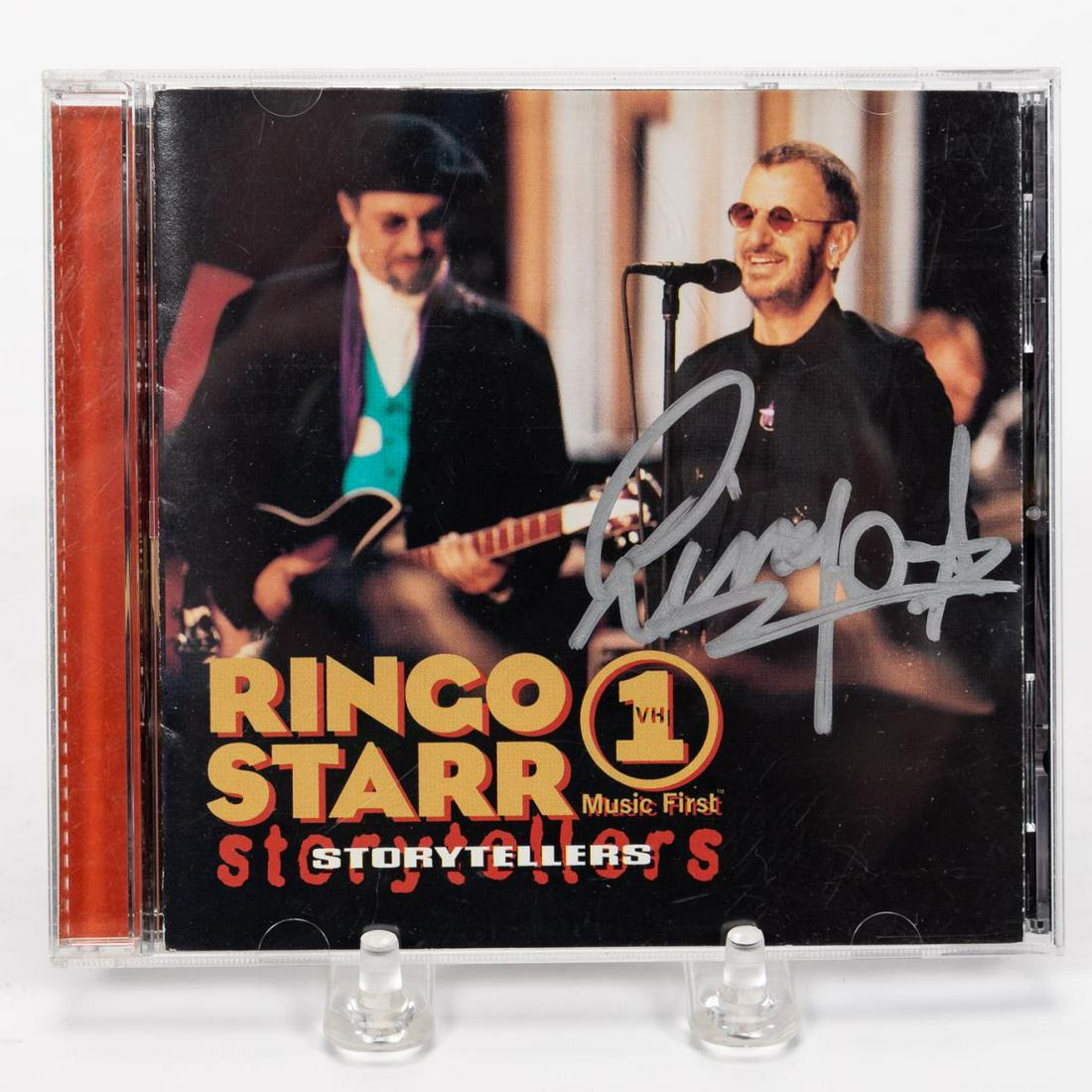 RINGO STARR "VH1 STORYTELLERS" AUTOGRAPHED CD (1 of 2)