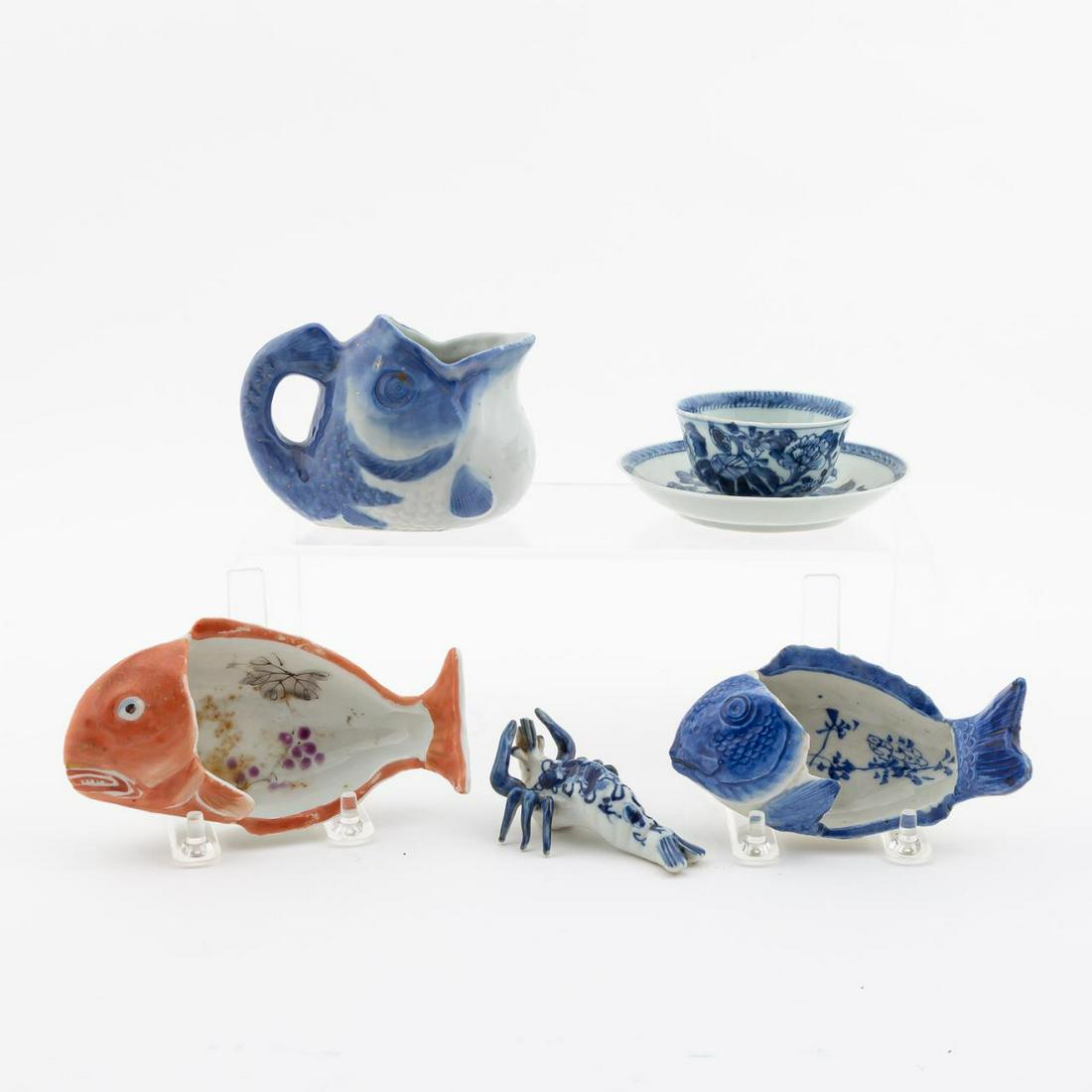 6 PC MISC. CHINESE PORCELAIN OBJECTS (1 of 8)