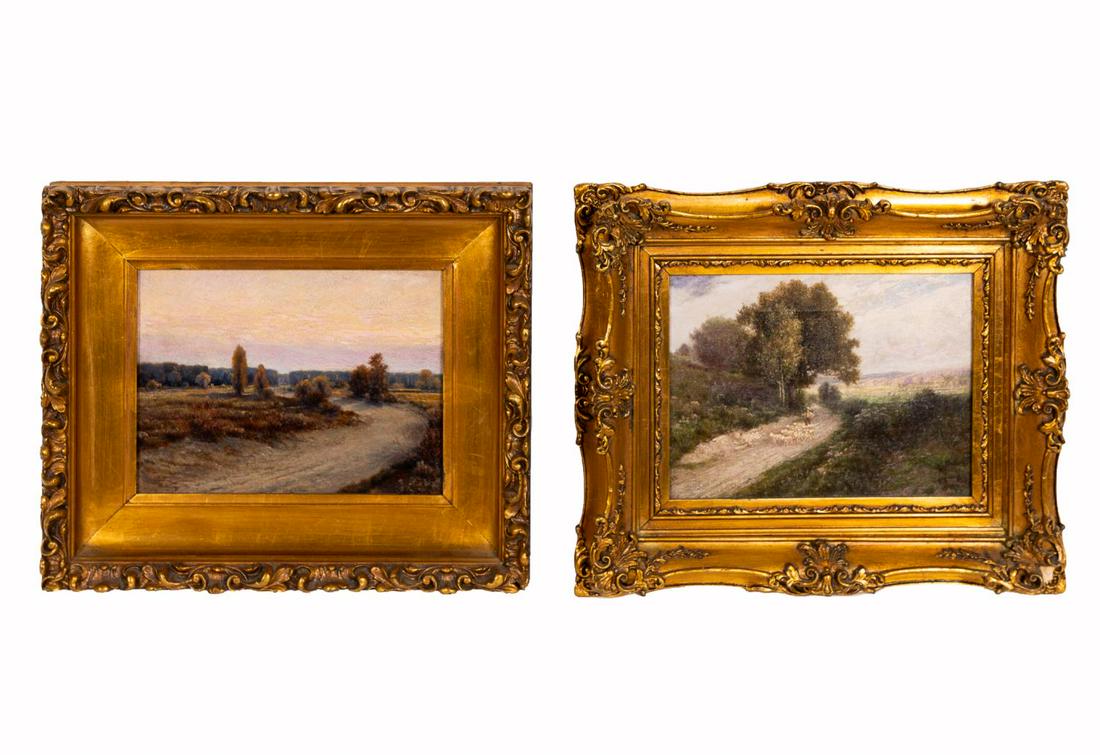 2 PCS, OLDRICH FARSKY LANDSCAPE OILS, FRAMED (1 of 7)