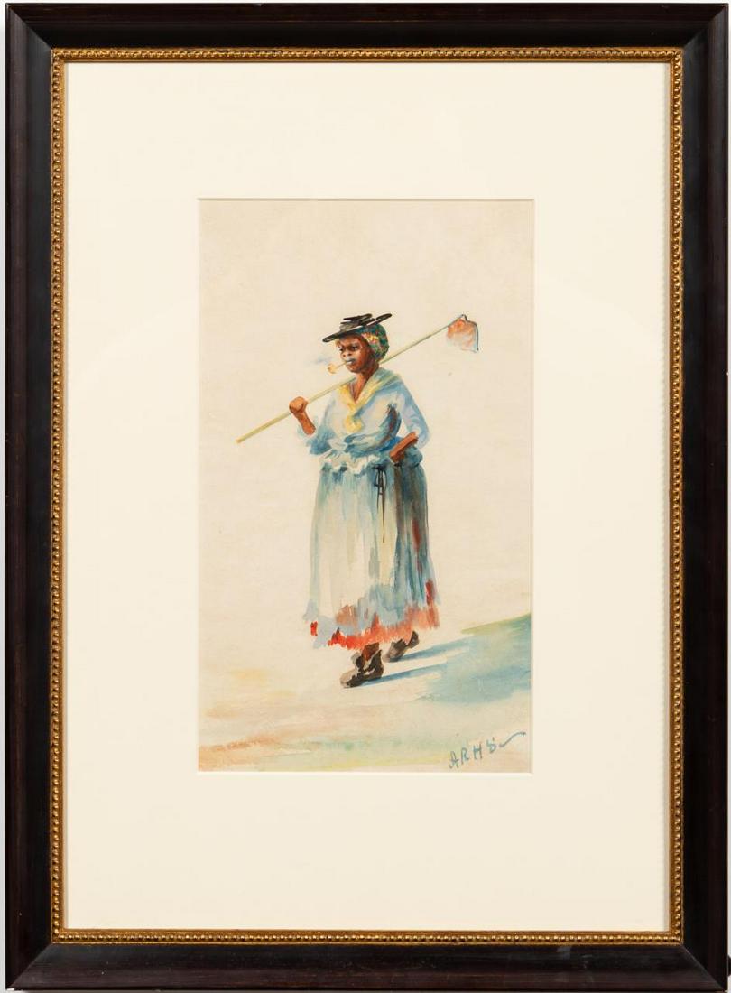 ALICE RAVENEL HUGER SMITH, FIGURAL WATERCOLOR (1 of 3)