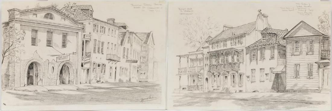 CHARLESTON STREET SCENES, BERNARD ROBINSON, 1943 (1 of 6)