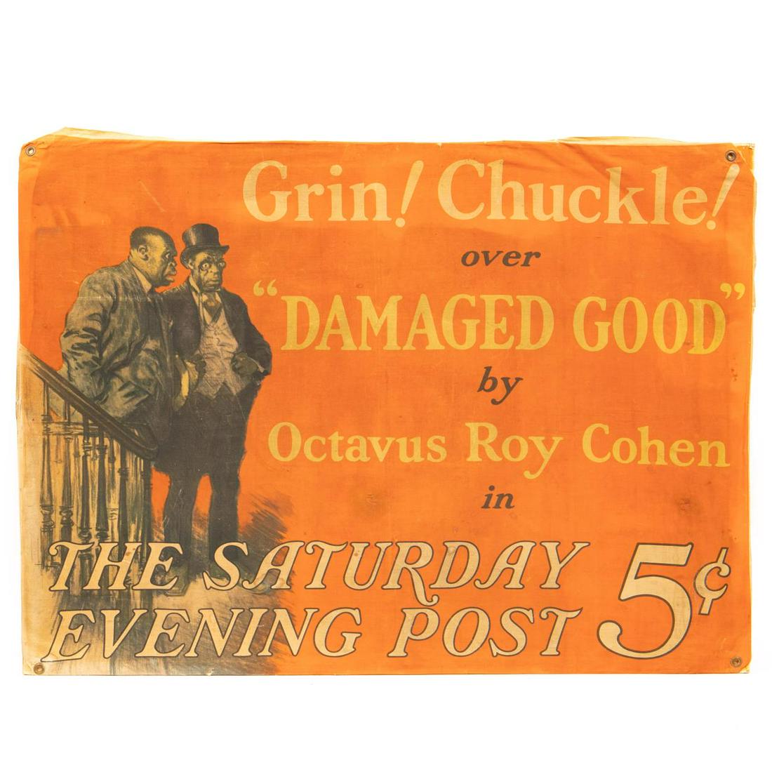 OCTAVUS ROY COHEN SATURDAY EVENING POST AD (1 of 4)