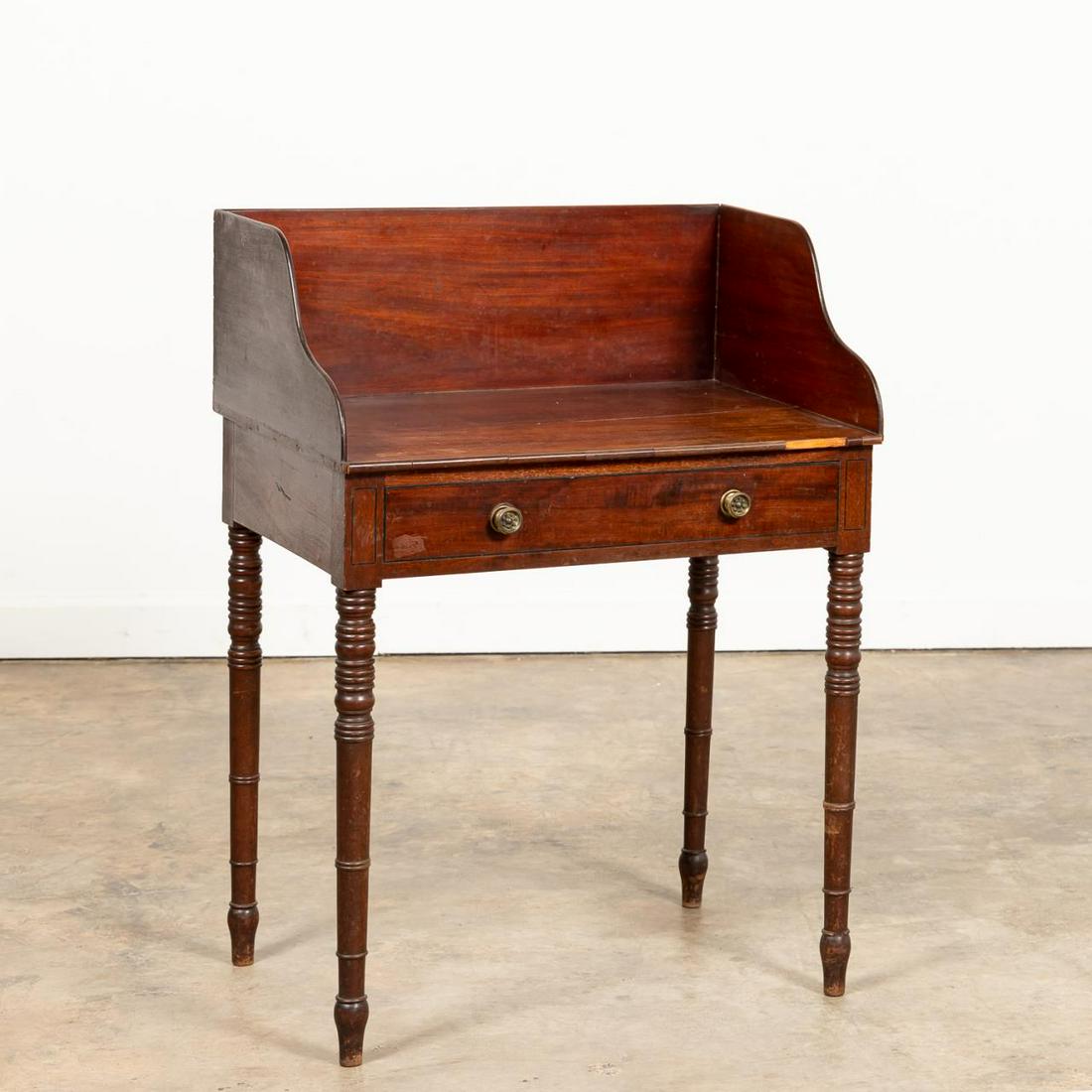 AMERICAN MAHOGANY SINGLE DRAWER WASHSTAND (1 of 5)