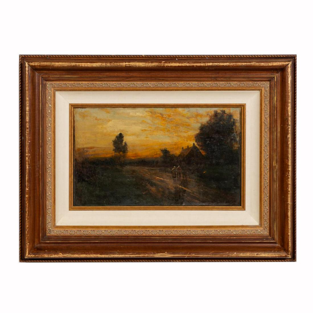THOMAS HUNT, TONALIST LANDSCAPE, FRAMED (1 of 4)