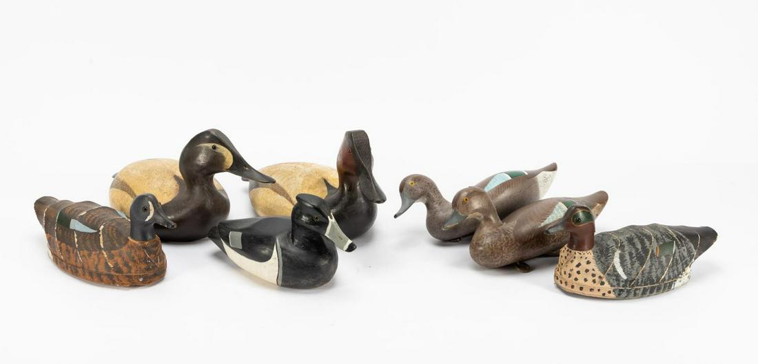 7 PCS, DUCK DECOYS, LOUISIANA AND OTHERS (1 of 7)