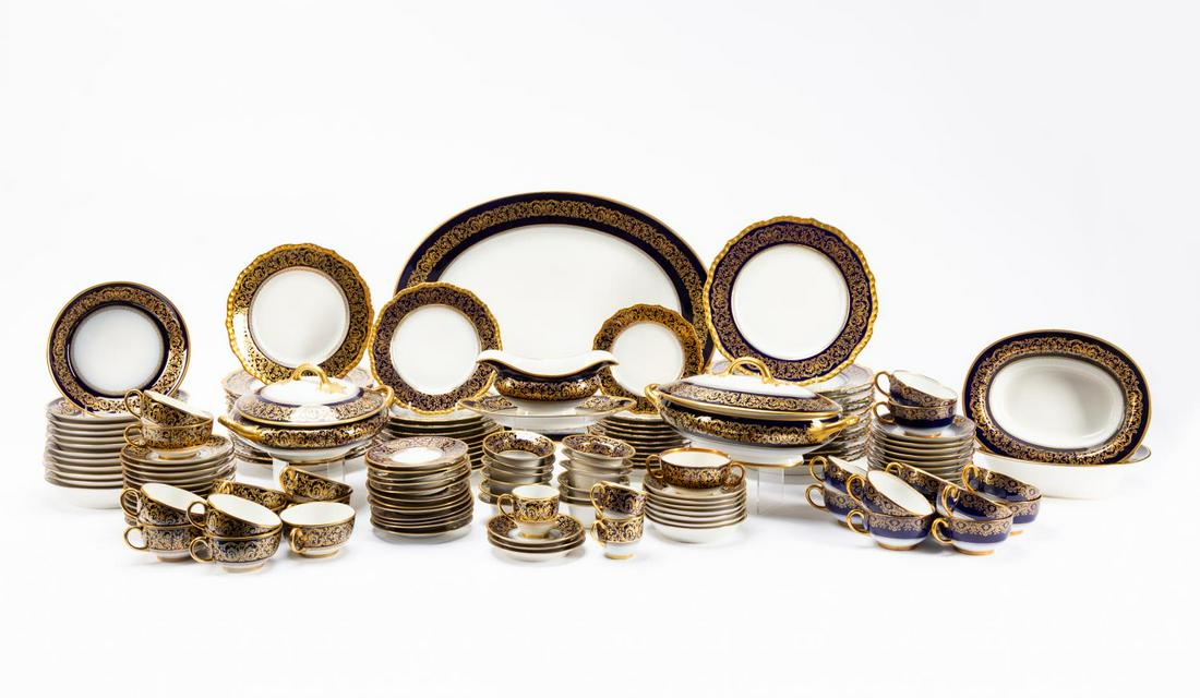 149 PCS, JEAN POUYAT LIMOGES DINNER SERVICE (1 of 8)