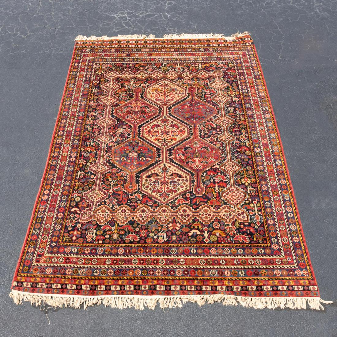 HAND KNOTTED PERSIAN KAHMSEH-DESIGN CARPET (1 of 5)