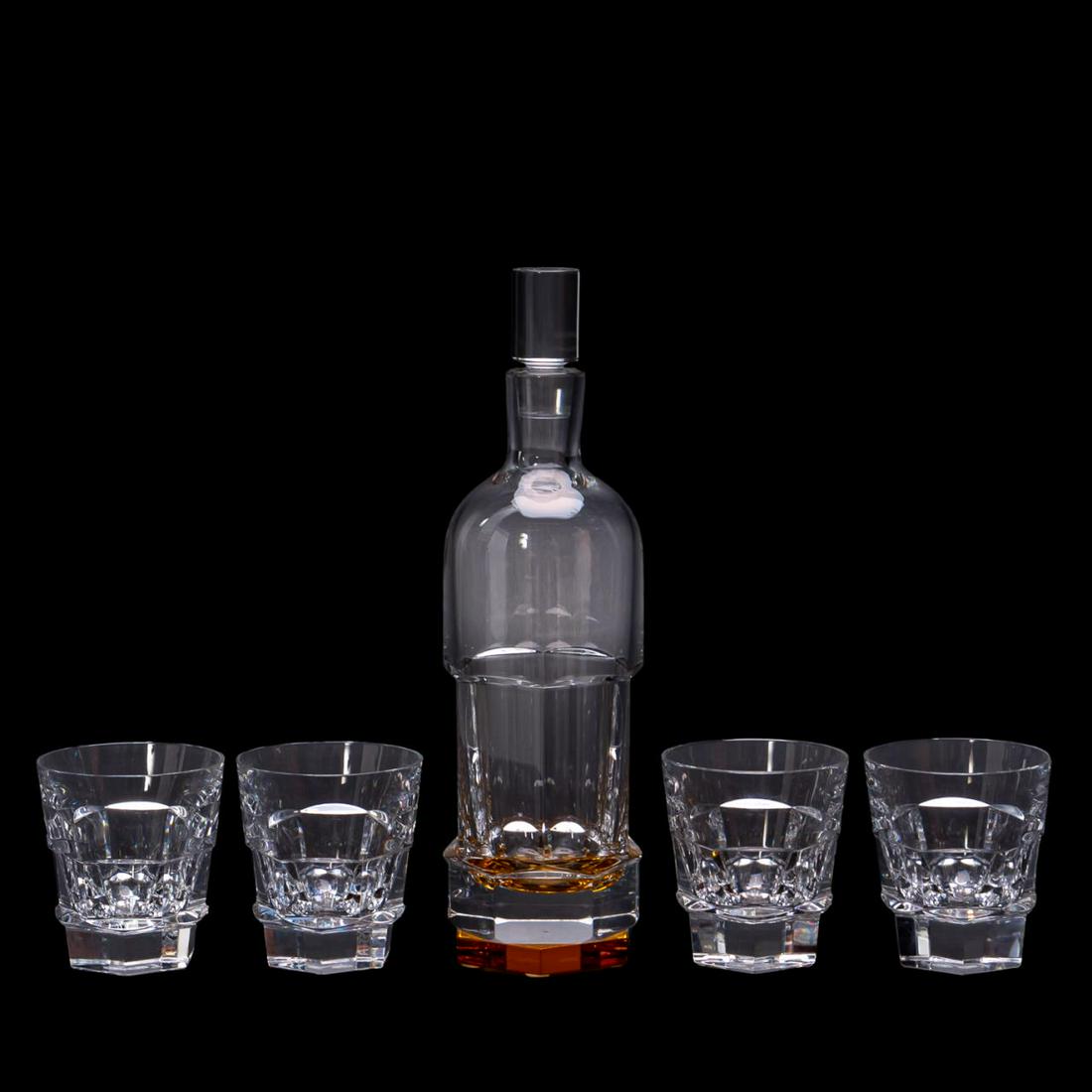 BACCARAT "HARCOURT ABYSSE" DECANTER & TUMBLERS (1 of 6)