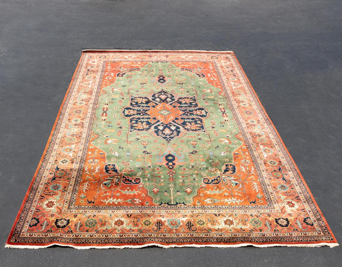 LARGE INDIAN SERAPI CARPET (1 of 4)