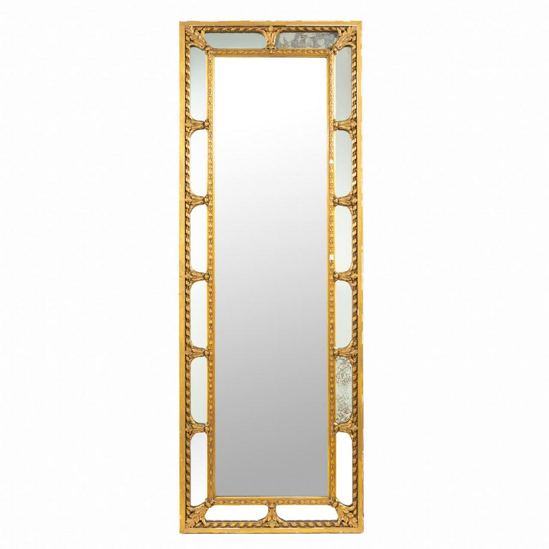 EARLY 20Th C. FRENCH GILTWOOD PIER MIRROR (1 of 5)