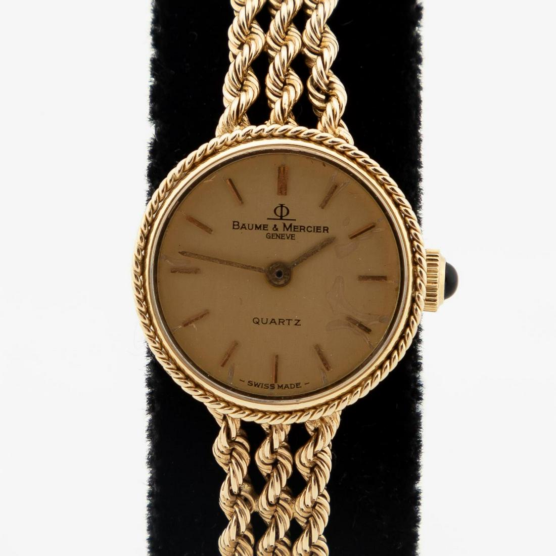BAUME & MERCIER 14K GOLD LADIES' WRIST WATCH (1 of 8)