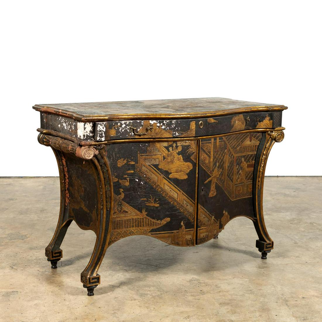 BAKER STATELY HOMES CHINOISERIE MOTIF COMMODE (1 of 9)
