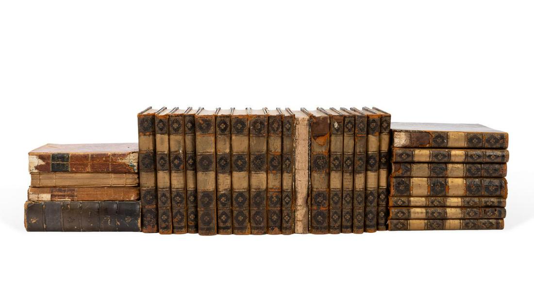28 VOLS, JOHN RUSKIN LEATHER BOUND BOOKS (1 of 9)