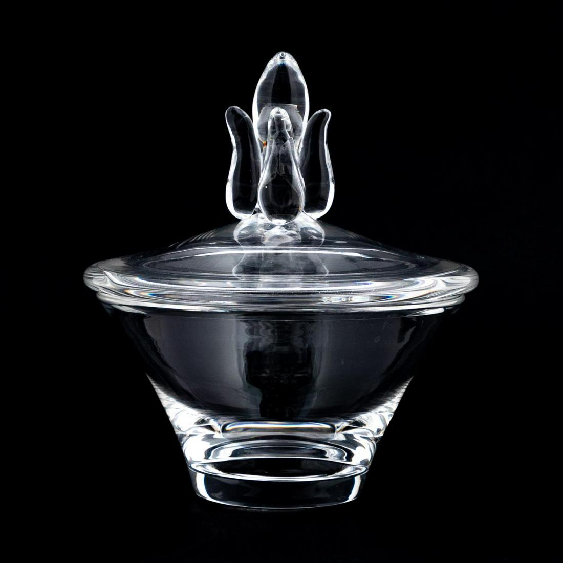 STEUBEN CRYSTAL LIDDED CANDY BOWL (1 of 6)