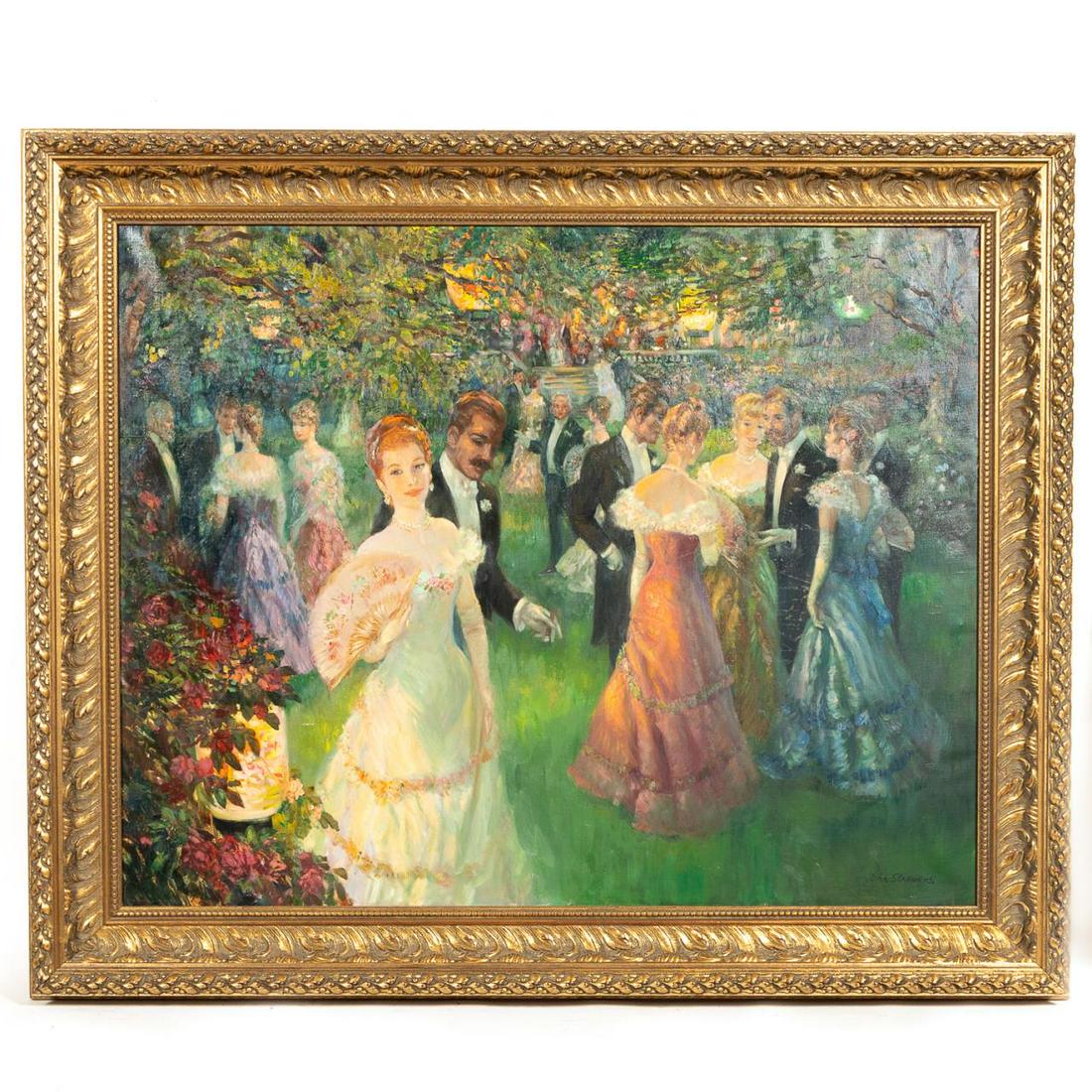 JOHN FREDERICK LLOYD STREVENS OIL, EVENING PARTY (1 of 4)