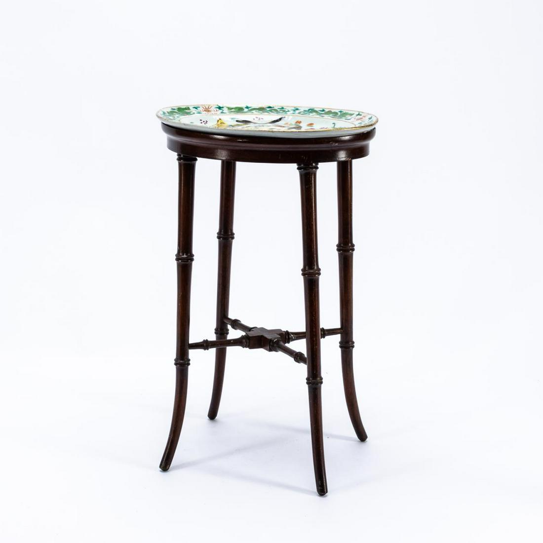 18TH CENTURY CHINESE EXPORT DISH ON CUSTOM STAND (1 of 5)