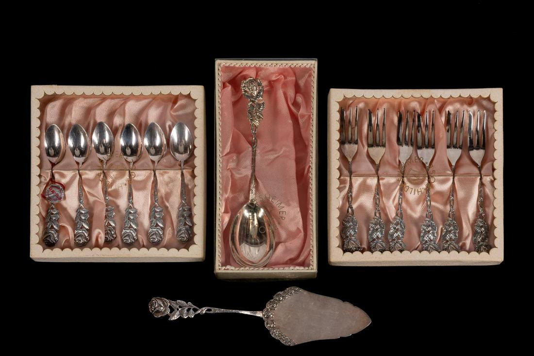 14 PCS HILDESHEIMER SILVERPLATE FLATWARE (1 of 7)