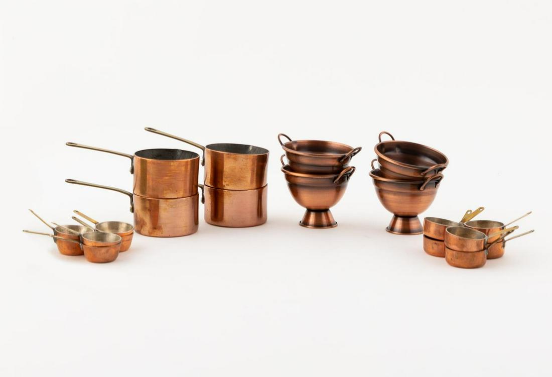 20 PCS COPPER KITCHEN MEASURING ARTICLES (1 of 6)