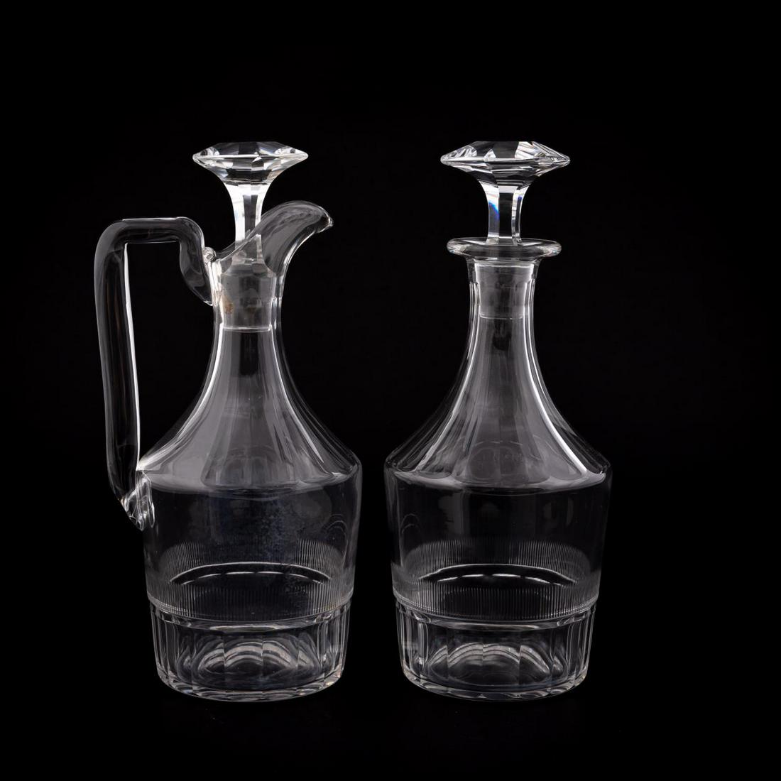 L. 19TH C. ENGLISH, GROUP 2 CUT CRYSTAL DECANTERS (1 of 6)