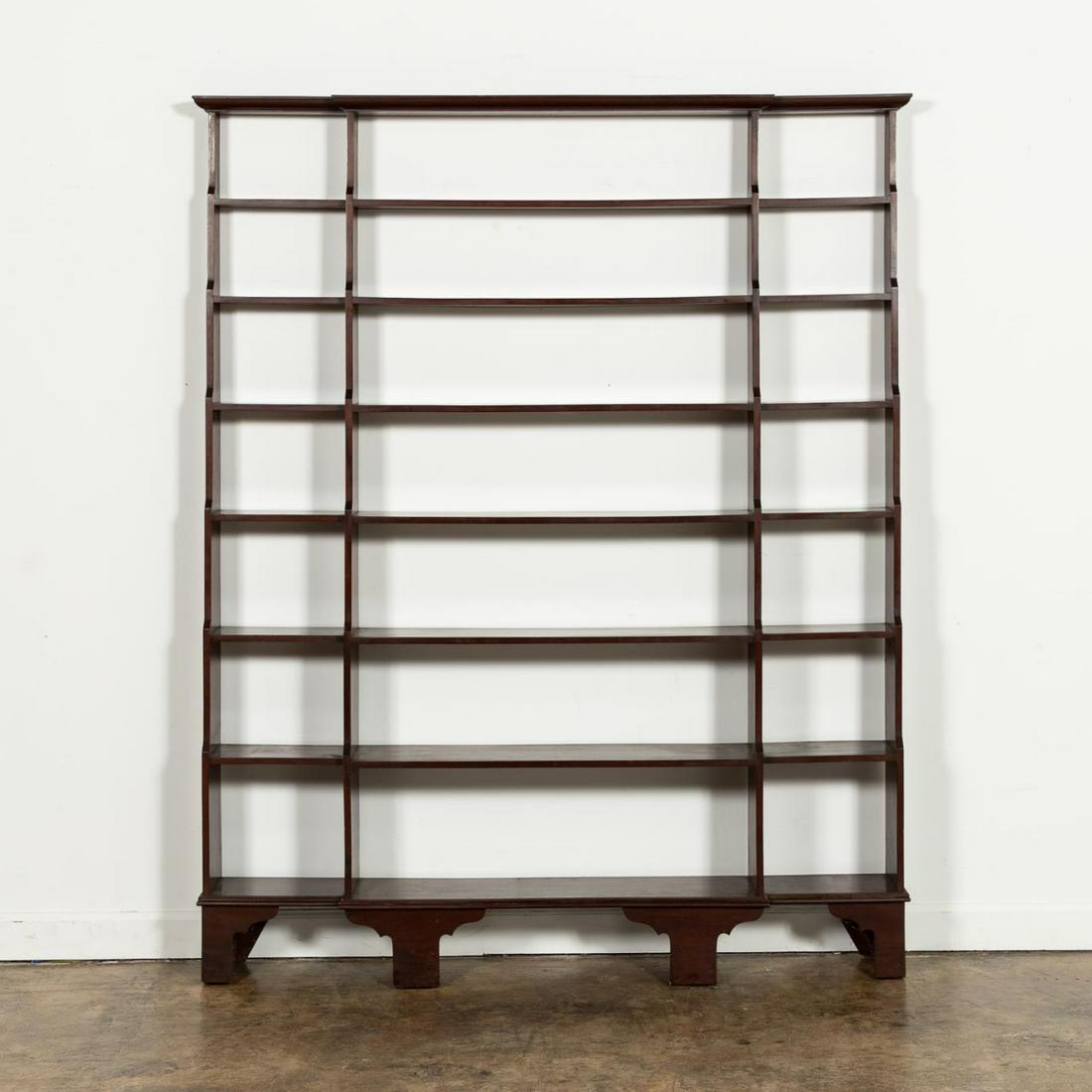 ENGLISH CHIPPENDALE STYLE MAHOGANY ETAGERE (1 of 5)