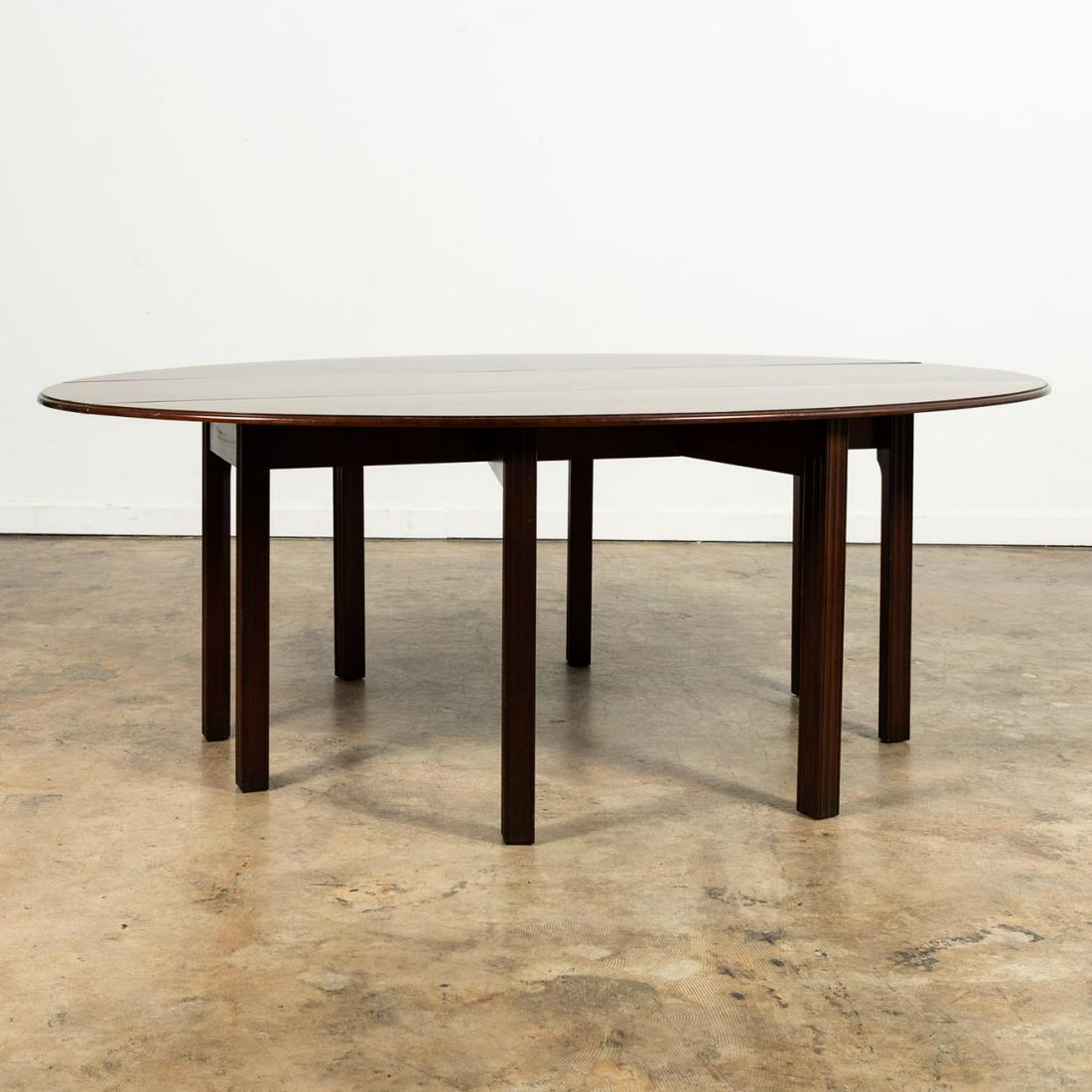 IRISH MAHOGANY GEORGE III STYLE DROP LEAF TABLE (1 of 5)