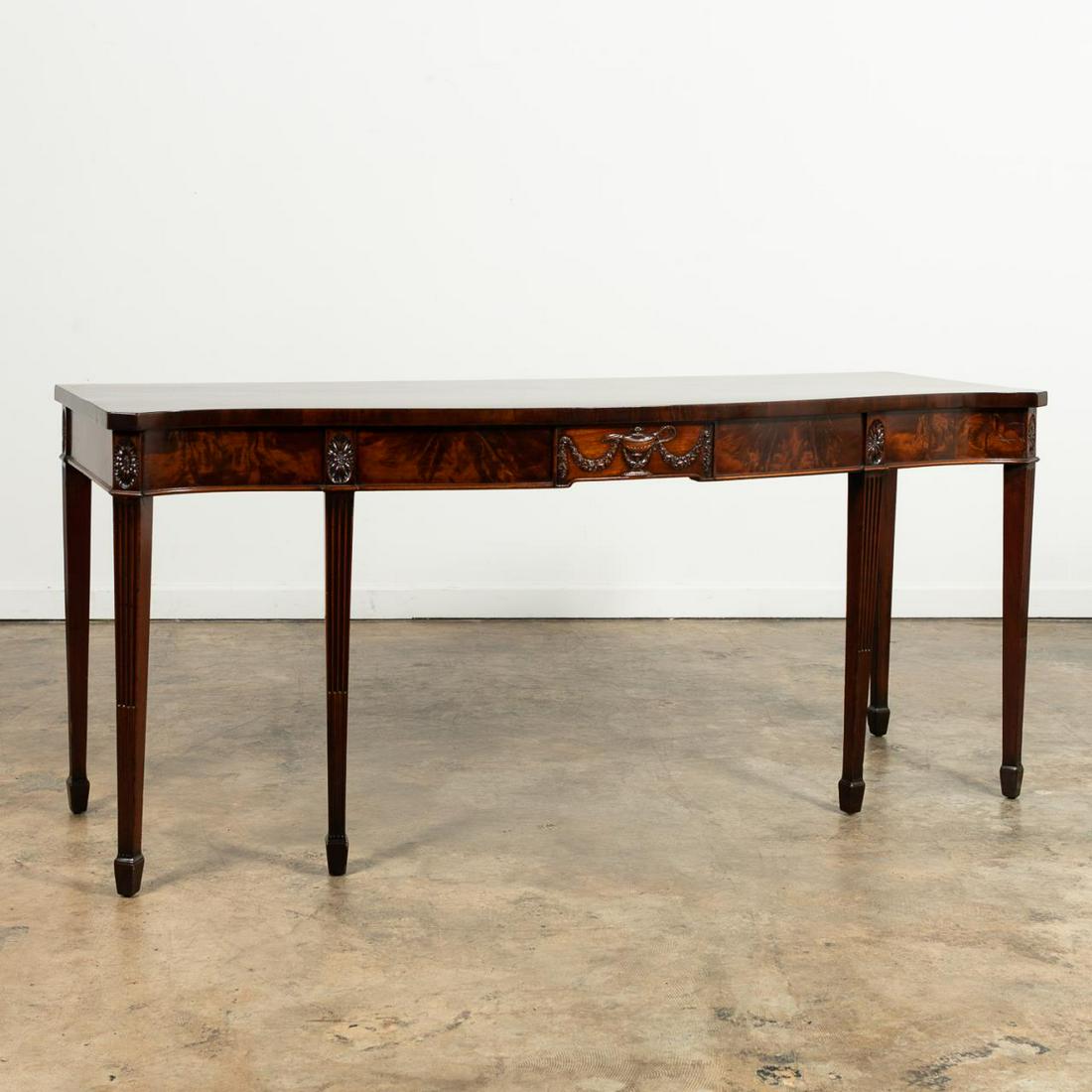 E. 19TH C. GEORGIAN STYLE MAHOGANY SERVING TABLE (1 of 6)