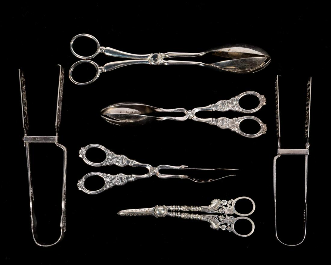6 PCS, SILVERPLATE SERVERS, SANDWICH & SALAD (1 of 8)