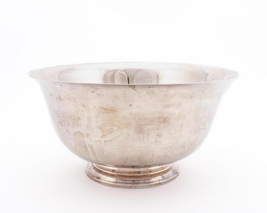 LARGE SILVERPLATE PUNCH BOWL, WEBSTER WILCOX (1 of 6)