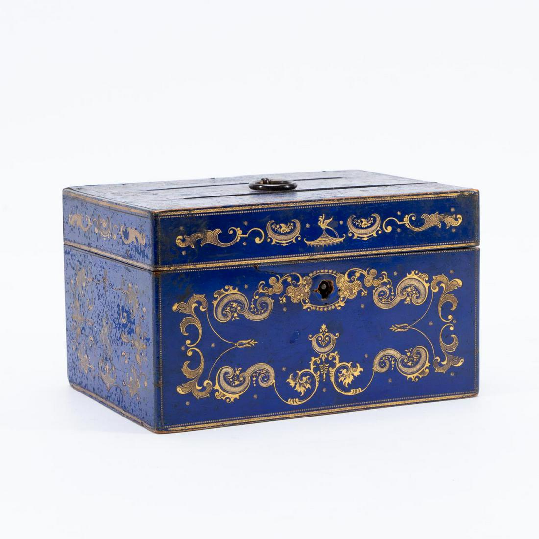 19TH C. FRENCH GILT CHINOISERIE LETTER BOX (1 of 8)