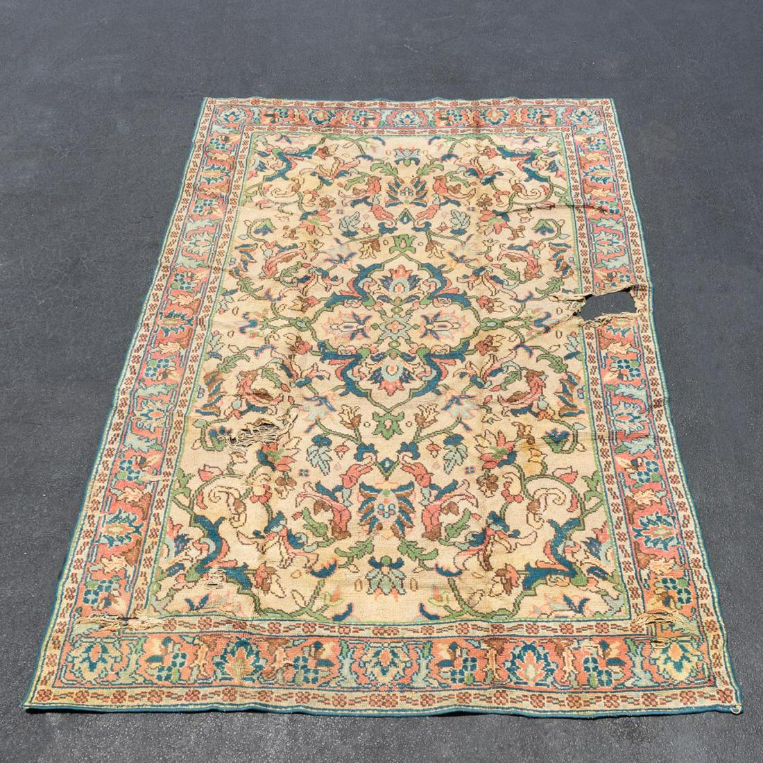 HAND-WOVEN OUSHAK DESIGN RUG (1 of 7)