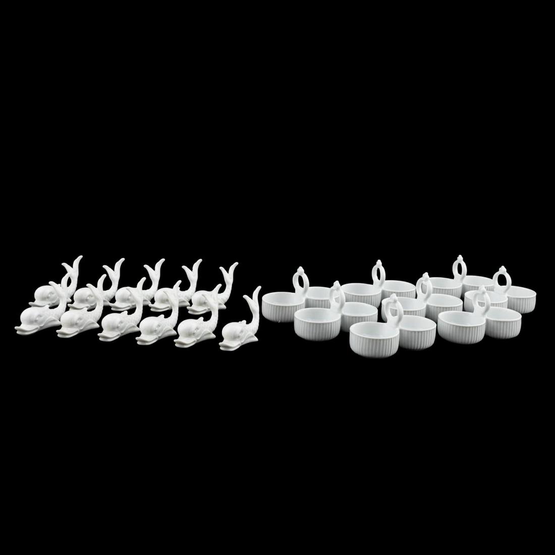 19 BLANC DE CHINE PORCELAIN TABLEWARES (1 of 12)