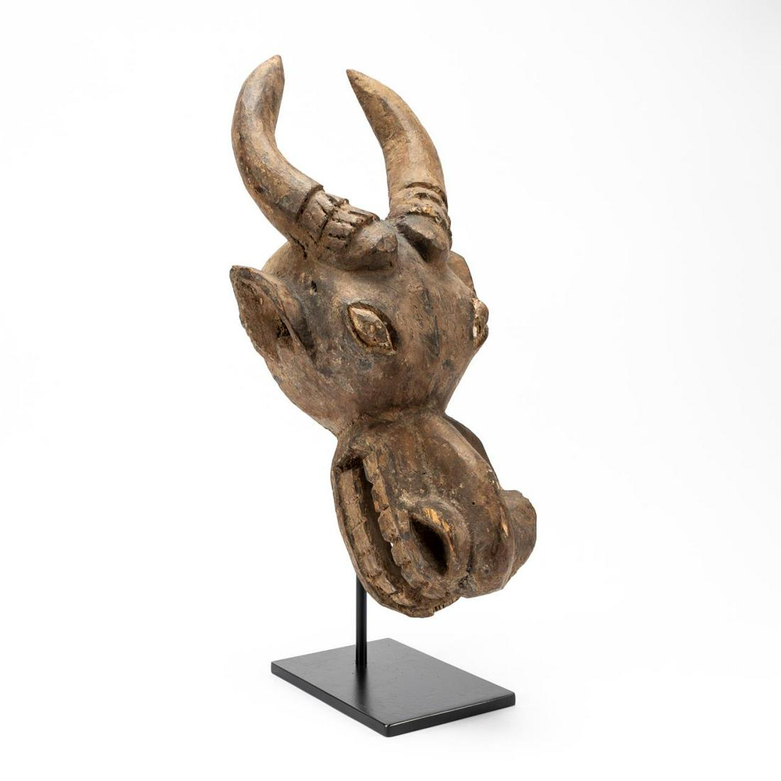 AFRICAN CAMEROON GRASSLANDS BAMILEKE BUFFALO MASK (1 of 6)