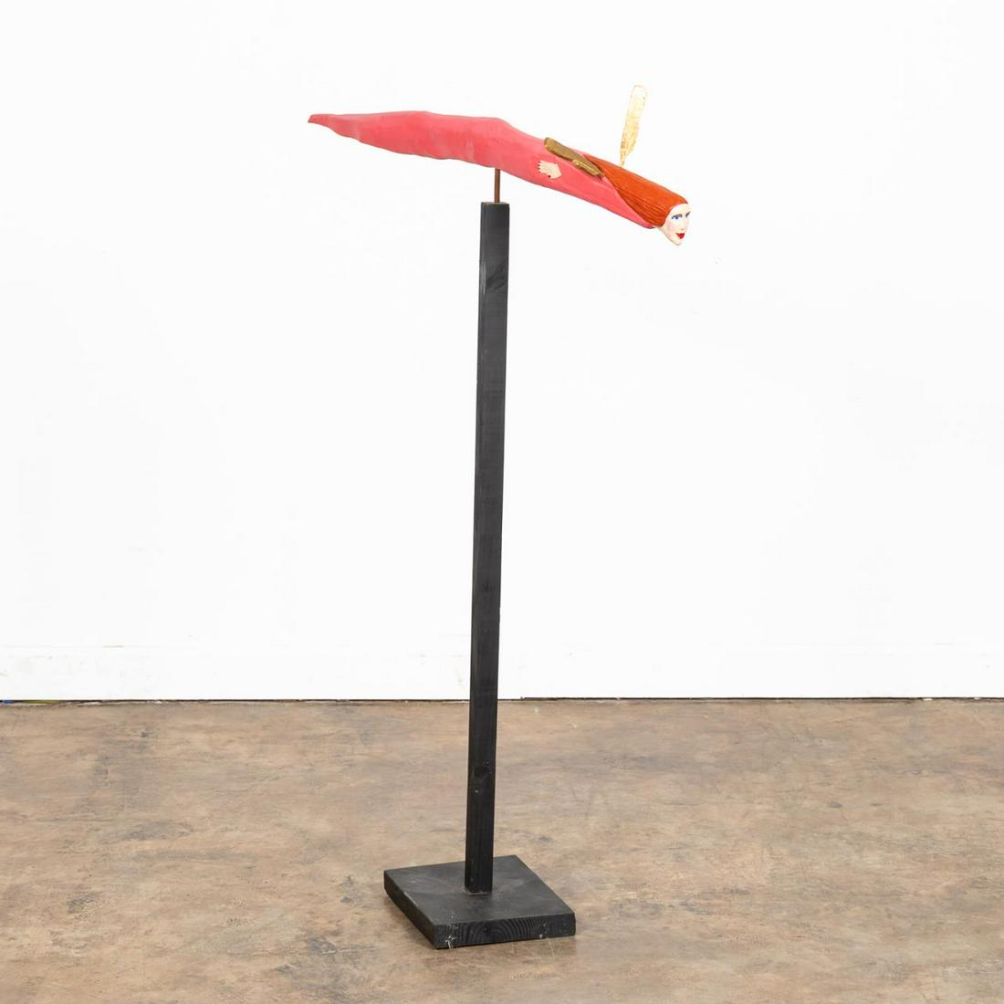 OTTIE DAVIS VANCE FOLK ART ANGEL WEATHERVANE 1992 (1 of 6)