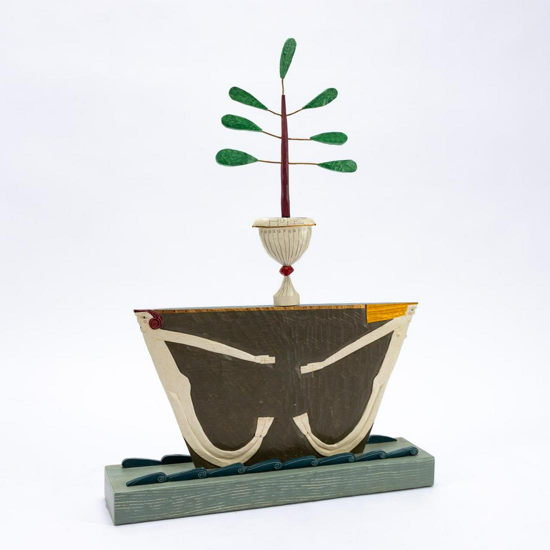 DAN HALE FOLK ART SHIP OF HOPES & DREAMS, 1993 (1 of 6)