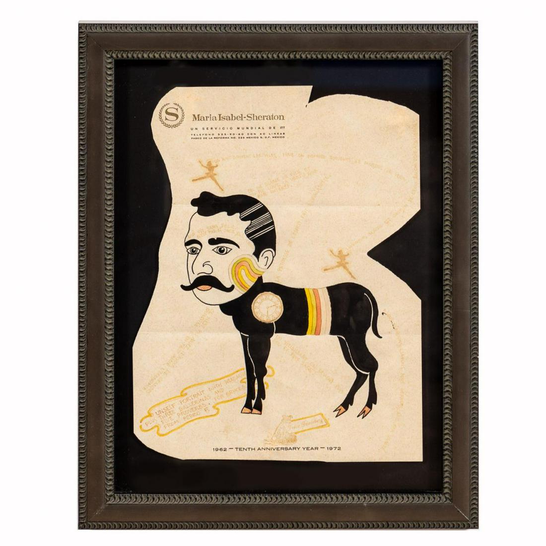 PEDRO FRIEDEBERG, POP ART SELF PORTRAIT, 1970S (1 of 5)