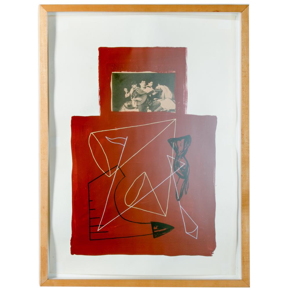 JULIAO SARMENTO, UNTITLED MIXED MEDIA COLLAGE (1 of 2)