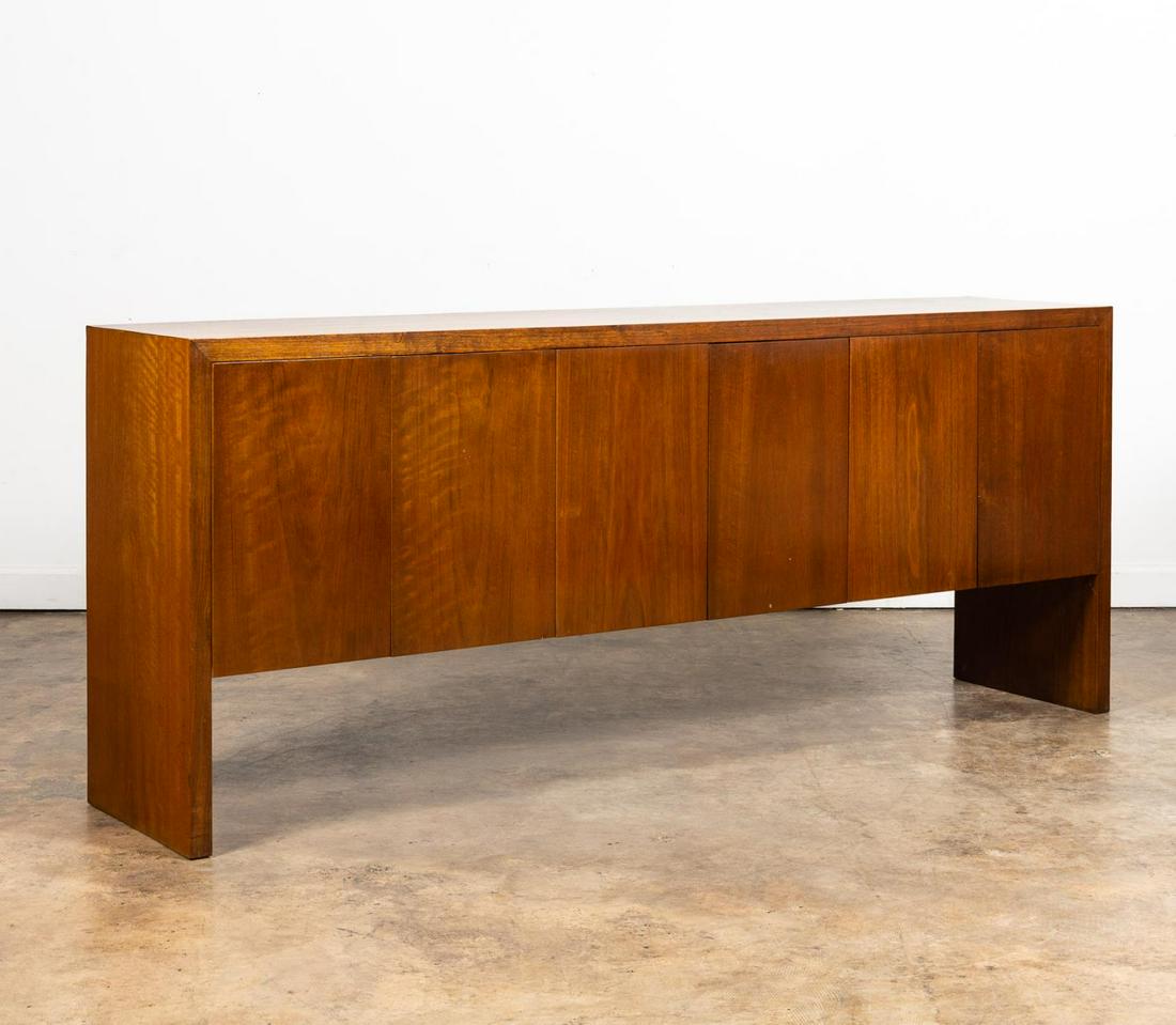 MANNER OF T.H. ROBSJOHN-GIBBINGS MAHOGANY CREDENZA (1 of 4)