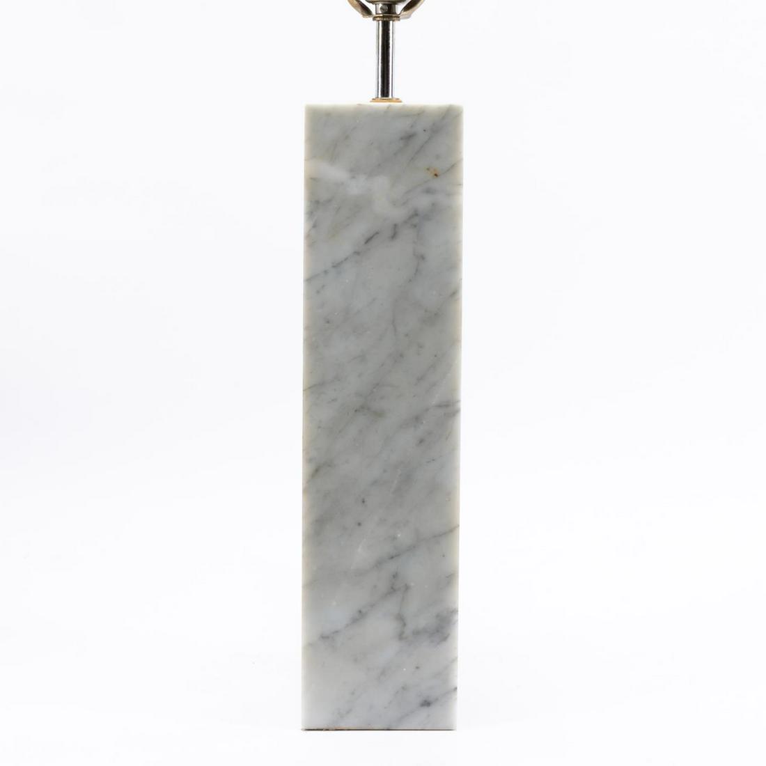 ATTR. T.R. ROBSJOHN-GIBBINGS, MARBLE COLUMN LAMP (1 of 5)