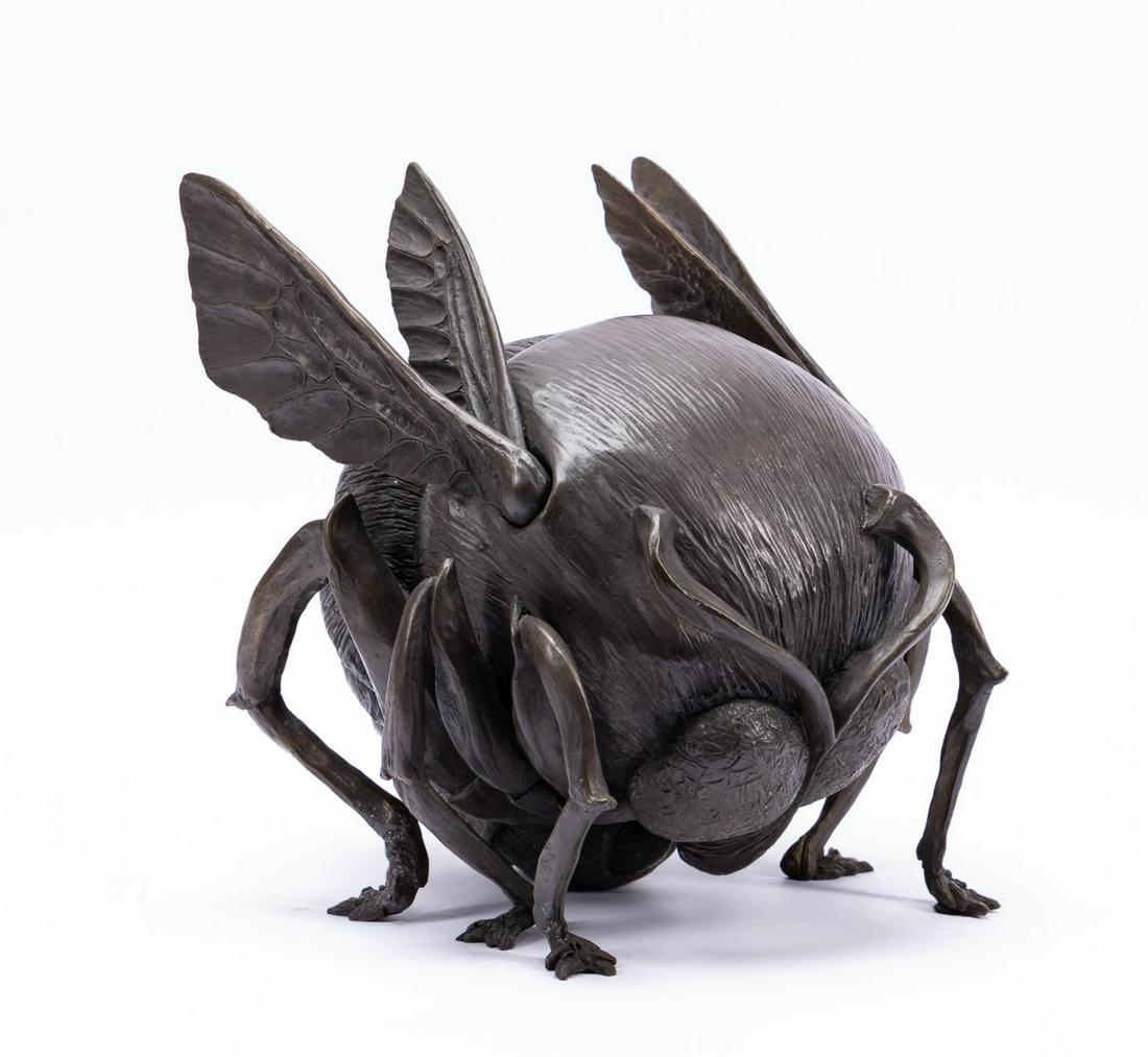 CLIFTON NICHOLSON, BRONZE BUMBLEBEE SCULPTURE 2001 (1 of 5)