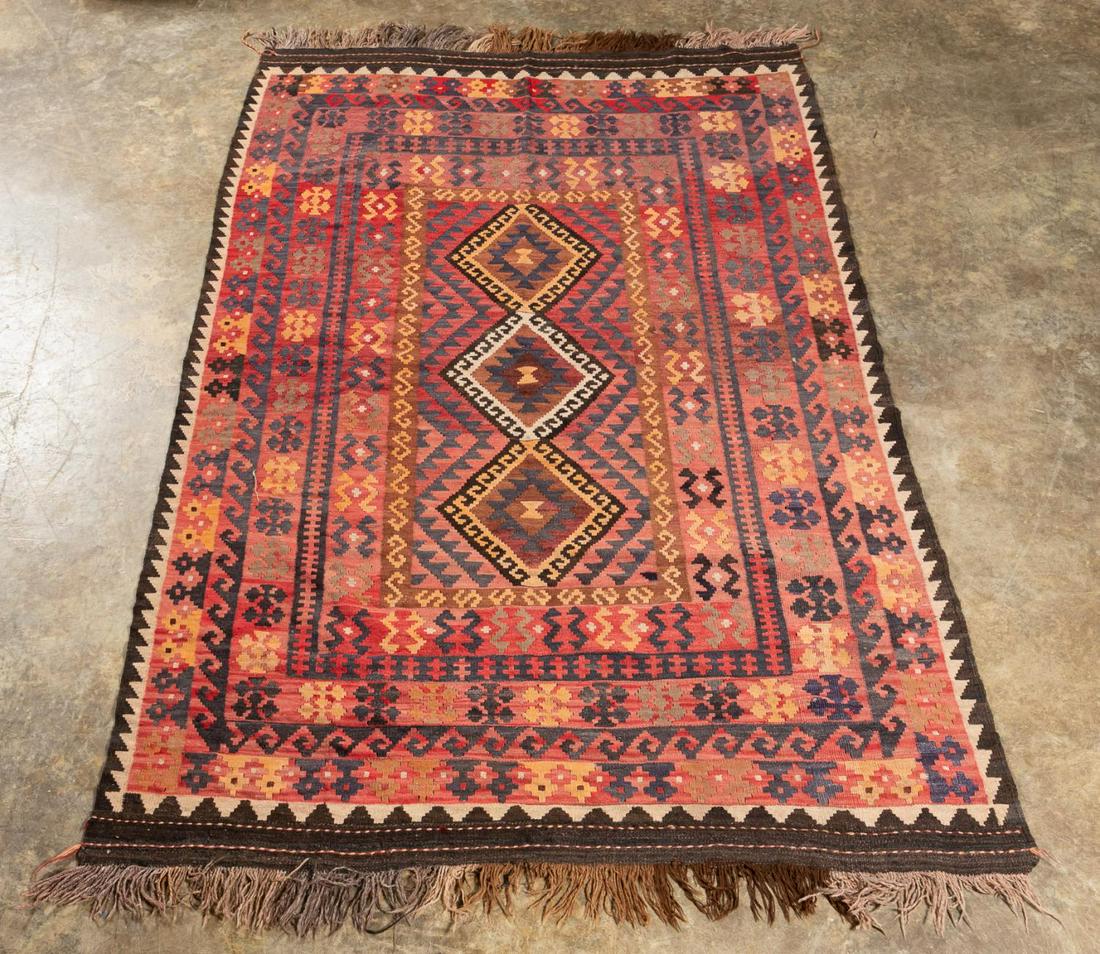 HAND-WOVEN MAIMANA KILIM RUG (1 of 6)