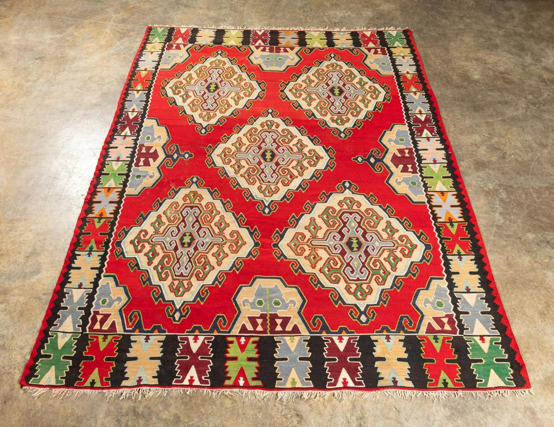 TURKISH HAND-WOVEN KILIM RUG (1 of 5)