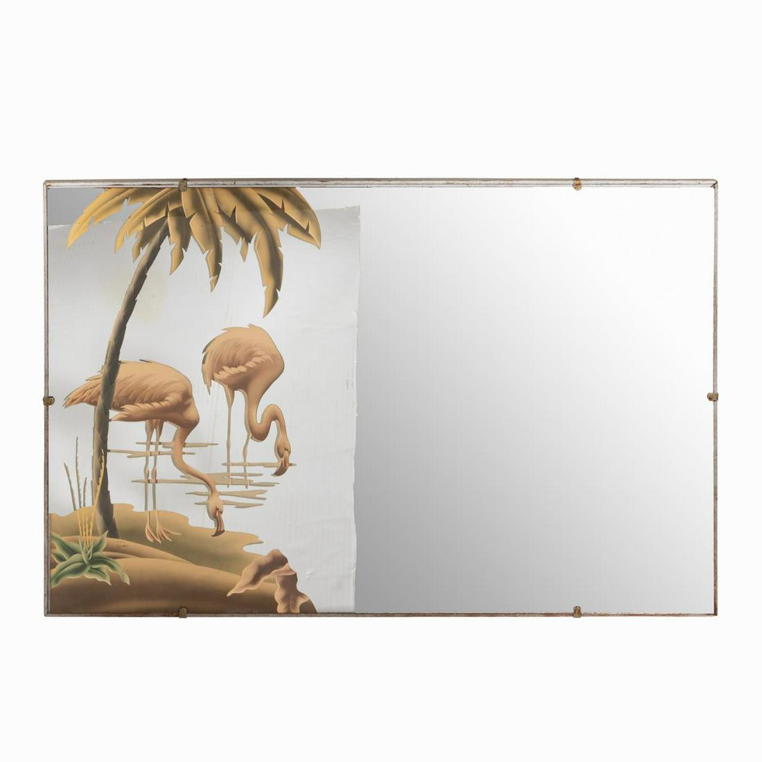 1950S MID-CENTURY MODERN FLAMINGO MIRROR (1 of 4)