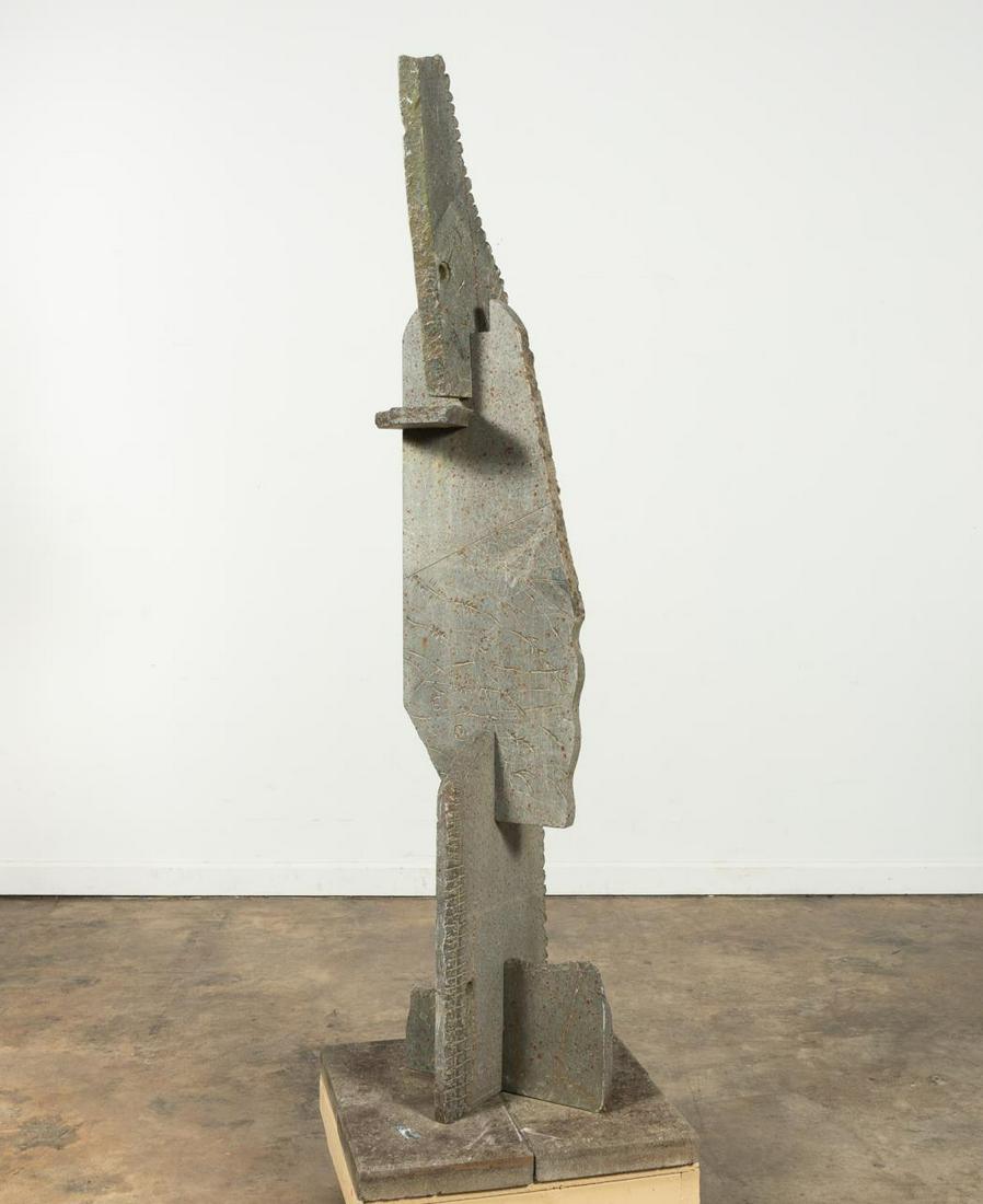 INTERLOCKING CARVED STONE GARDEN SCULPTURE (1 of 7)