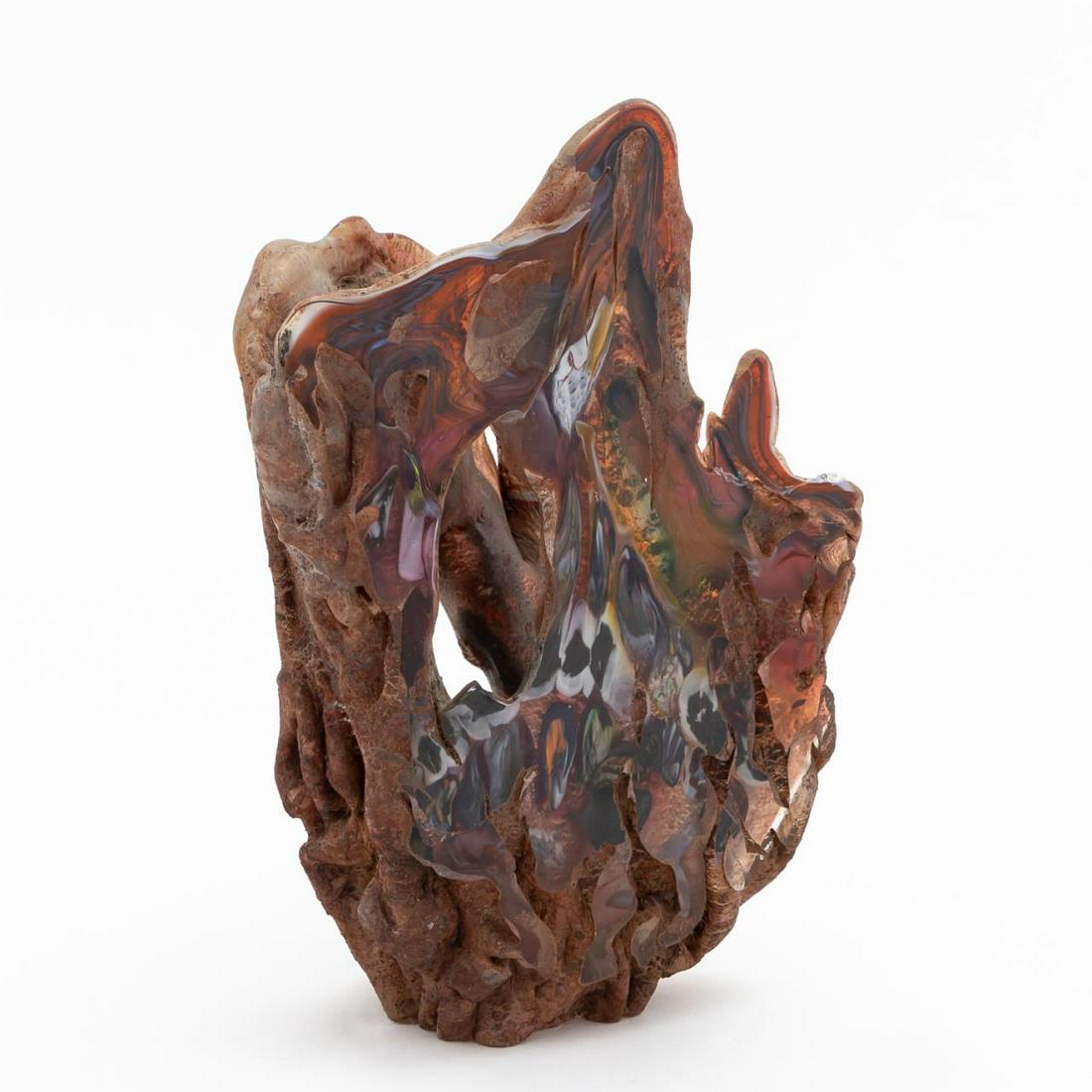 JOHN KUHN, EARLY ART GLASS SCULPTURE, 1981 (1 of 9)