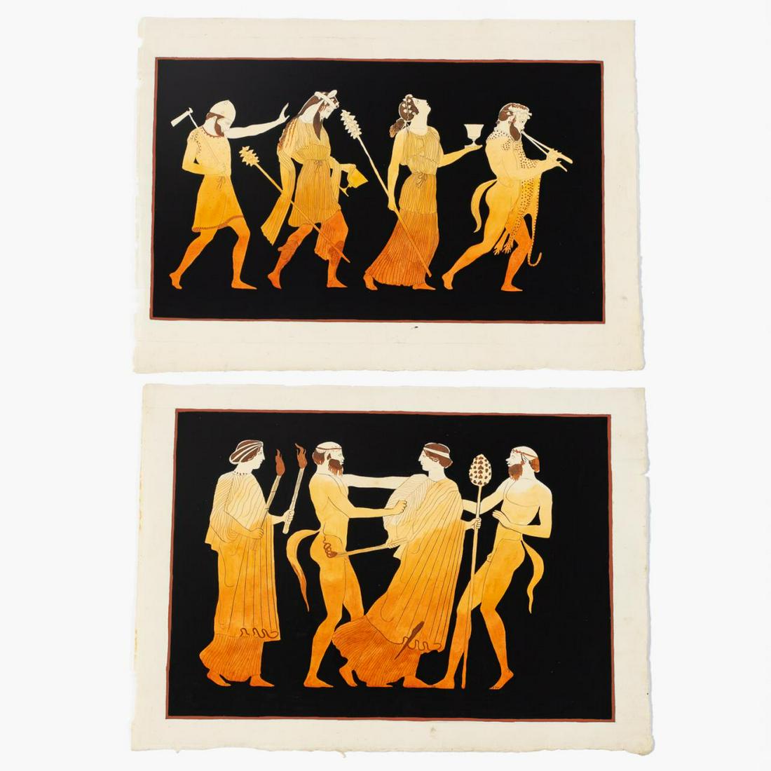 SET OF TWO WILLIAM HAMILTON CLASSICAL ENGRAVINGS (1 of 4)