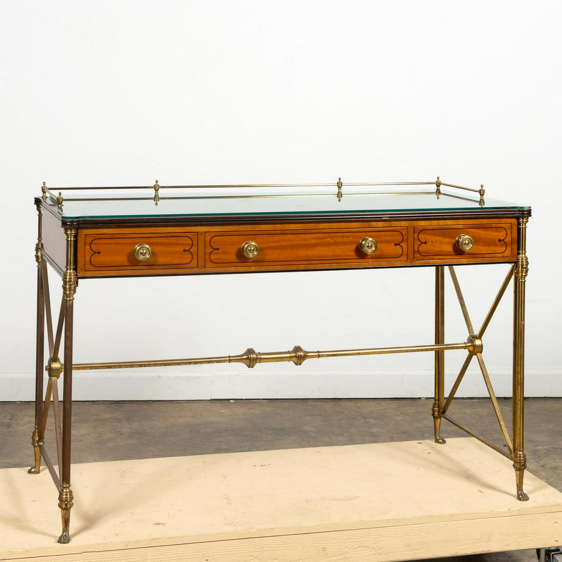 MID-CENTURY KITTINGER CAMPAIGN-STYLE DESK (1 of 9)