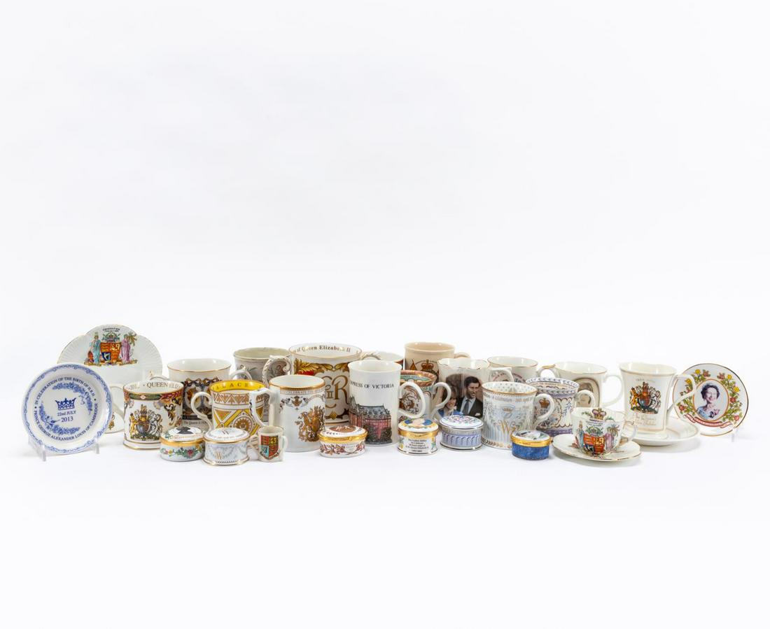 29PCS, BRITISH COMMEMORATIVE CORONATION VESSELS (1 of 10)